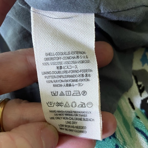 Free People Faded Bloom Gray Handkerchief Hem Dress  Size XS - Picture 7 of 11